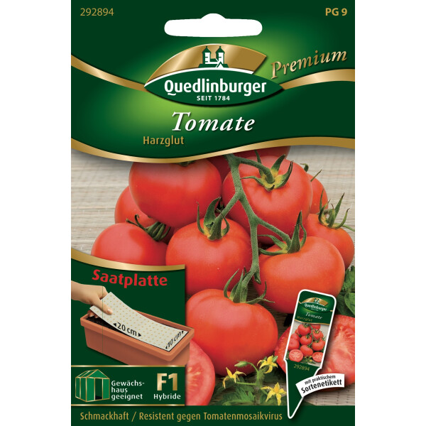 Tomaten Harzglut Saatplatte