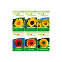Sonnenblumensamen-Set mit 6 Sorten