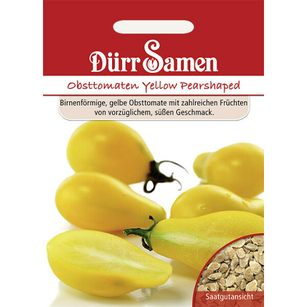 Obst-Tomaten Yellow Pearshaped